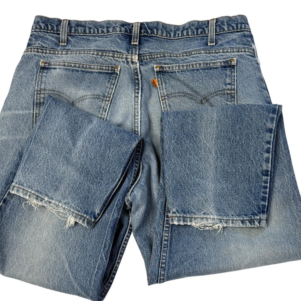 Levi's 505 Orange Tab Jeans 38x30 USA Vintage